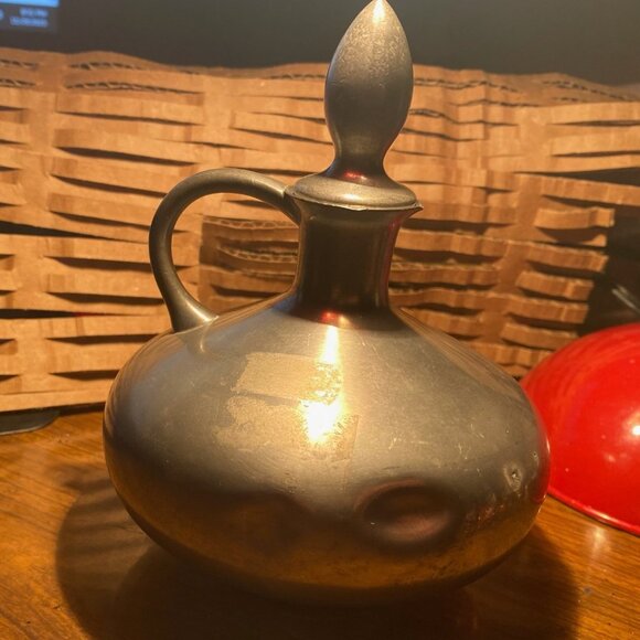 Vintage Royal Holland Pewter Daalderop Pitcher w/ Stopper - Picture 11 of 12